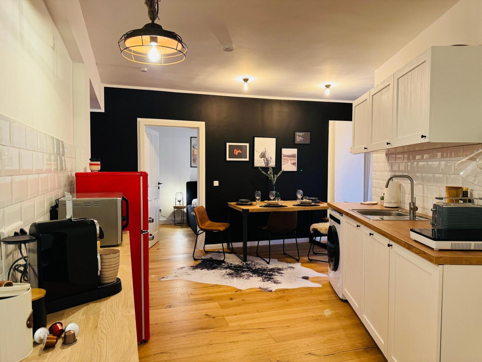 Klassen Stay - Designer Apartment Fuer 6 - Zentral - 2X Kingsize Essen Buitenkant foto